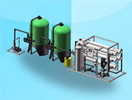 10噸每小時(shí)反滲透設(shè)備，純水設(shè)備生產(chǎn)廠(chǎng)家 反滲透設(shè)備制造商
